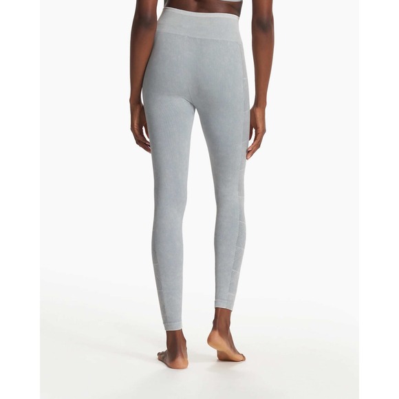Vuori Gray Pinstripe High Rise Workout Leggings Womens - Picture 1 of 5